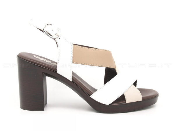 Melluso walk sandali con plateau donna bianco